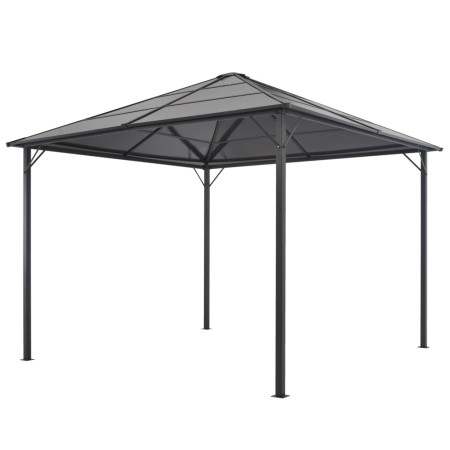 Pavillon mit Aluminiumdach 3x3 m schwarz von vidaXL, Zelte und Pavillons - Ref: Foro24-44641, Preis: 518,06 €, Rabatt: %