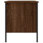 Engineered wood brown oak bedside table 40x42x50 cm by vidaXL, Nightstands - Ref: Foro24-825991, Price: 42,42 €, Discount: %