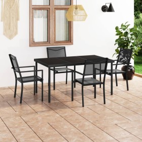 5-teiliges Essgruppenset aus Stahl für den Garten von vidaXL, Gartensets - Ref: Foro24-3073516, Preis: 330,99 €, Rabatt: %