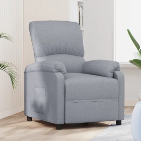 Sillón reclinable de tela gris claro de vidaXL, Sillones - Ref: Foro24-324069, Precio: 211,99 €, Descuento: %