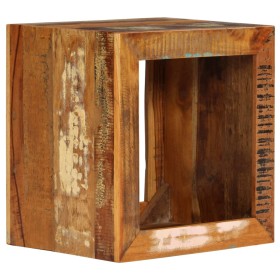 Recycled solid wood stool 40x30x40 cm by vidaXL, Side tables - Ref: Foro24-246270, Price: 77,77 €, Discount: %