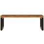 Solid recycled wood and steel coffee table 100x50x35 cm by vidaXL, Coffee table - Ref: Foro24-247338, Price: 137,44 €, Discou...