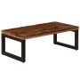 Solid recycled wood and steel coffee table 100x50x35 cm by vidaXL, Coffee table - Ref: Foro24-247338, Price: 137,44 €, Discou...