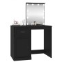 Dresser with LED lights, black plywood, 90x50x132.5 cm by vidaXL, Bedroom Dressers - Ref: Foro24-816769, Price: 124,81 €, Dis...