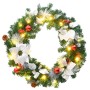 Christmas wreath with LED lights green PVC 60 cm by vidaXL, Christmas lights - Ref: Foro24-321516, Price: 19,66 €, Discount: %