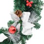 Christmas wreath with LED lights green PVC 60 cm by vidaXL, Christmas lights - Ref: Foro24-321516, Price: 19,66 €, Discount: %