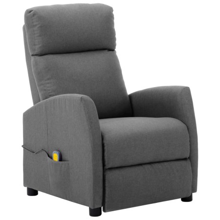 Light gray fabric massage chair by vidaXL, Electric massage chairs - Ref: Foro24-289706, Price: 181,99 €, Discount: %