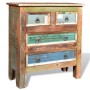 Solid wood sideboard made from recycled wood with 4 drawers. by vidaXL, Drawers - Ref: Foro24-241136, Price: 291,65 €, Discou...