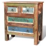 Solid wood sideboard made from recycled wood with 4 drawers. by vidaXL, Drawers - Ref: Foro24-241136, Price: 291,65 €, Discou...