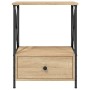 Nightstands 2 pcs engineered wood Sonoma oak 50x41x65 cm by vidaXL, Nightstands - Ref: Foro24-826086, Price: 93,93 €, Discoun...