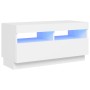 TV cabinet with white LED lights 80x35x40 cm by vidaXL, TV Furniture - Ref: Foro24-804445, Price: 64,77 €, Discount: %