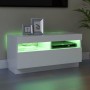 TV cabinet with white LED lights 80x35x40 cm by vidaXL, TV Furniture - Ref: Foro24-804445, Price: 64,77 €, Discount: %