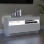 TV cabinet with white LED lights 80x35x40 cm by vidaXL, TV Furniture - Ref: Foro24-804445, Price: 64,77 €, Discount: %