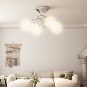 Ceiling lamp with wire shades 4 G9 LED bulbs by vidaXL, ceiling lights - Ref: Foro24-337906, Price: 32,99 €, Discount: %