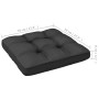 2-seater garden sofa with solid black pine wood cushions by vidaXL, Modular outdoor sofas - Ref: Foro24-805734, Price: 199,99...