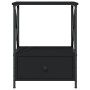 Mesitas de noche 2 uds madera de ingeniería negro 50x41x65 cm de vidaXL, Mesitas de noche - Ref: Foro24-826084, Precio: 96,88...