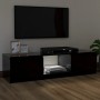 Mueble para TV con luces LED negro 120x30x35,5 cm de vidaXL, Muebles TV - Ref: Foro24-804284, Precio: 80,17 €, Descuento: %