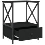 Mesitas de noche 2 uds madera de ingeniería negro 50x41x65 cm de vidaXL, Mesitas de noche - Ref: Foro24-826084, Precio: 96,88...