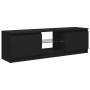 Mueble para TV con luces LED negro 120x30x35,5 cm de vidaXL, Muebles TV - Ref: Foro24-804284, Precio: 80,17 €, Descuento: %