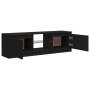 Mueble para TV con luces LED negro 120x30x35,5 cm de vidaXL, Muebles TV - Ref: Foro24-804284, Precio: 80,17 €, Descuento: %