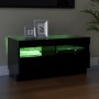 TV stand with black LED lights 80x35x40 cm by vidaXL, TV Furniture - Ref: Foro24-804446, Price: 64,66 €, Discount: %