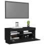 TV stand with black LED lights 80x35x40 cm by vidaXL, TV Furniture - Ref: Foro24-804446, Price: 64,66 €, Discount: %