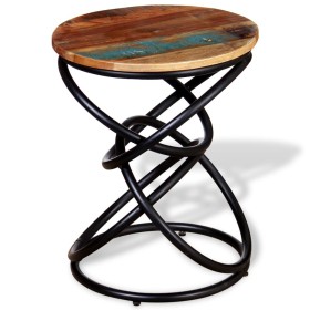 Solid recycled wood side table by vidaXL, Side tables - Ref: Foro24-244231, Price: 95,92 €, Discount: %