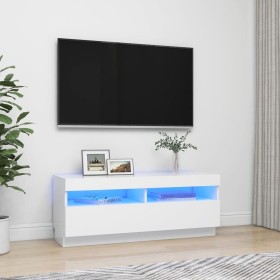 TV cabinet with white LED lights 100x35x40 cm by vidaXL, TV Furniture - Ref: Foro24-804454, Price: 80,77 €, Discount: %