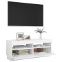 TV-Schrank mit weißen LED-Leuchten 100x35x40 cm von vidaXL, TV-Möbel - Ref: Foro24-804454, Preis: 80,77 €, Rabatt: %