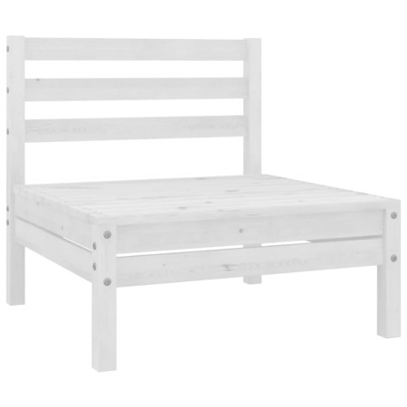 Central garden sofa made of solid white pine wood by vidaXL, Garden sets - Ref: Foro24-806573, Price: 59,85 €, Discount: %