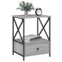 Mesita de noche 2 uds madera ingeniería gris Sonoma 50x41x65 cm de vidaXL, Mesitas de noche - Ref: Foro24-826090, Precio: 96,...