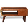 Coffee table with curved edge 1 drawer recycled wood by vidaXL, Coffee table - Ref: Foro24-241008, Price: 216,63 €, Discount: %