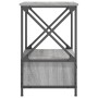 Mesita de noche 2 uds madera ingeniería gris Sonoma 50x41x65 cm de vidaXL, Mesitas de noche - Ref: Foro24-826090, Precio: 96,...