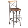 Recycled solid wood kitchen bar stool by vidaXL, Kitchen stools - Ref: Foro24-244014, Price: 163,99 €, Discount: %