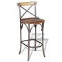 Recycled solid wood kitchen bar stool by vidaXL, Kitchen stools - Ref: Foro24-244014, Price: 163,99 €, Discount: %