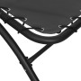 Sun lounger with steel frame and dark gray fabric canopy 167x80x195 cm by vidaXL, Loungers - Ref: Foro24-362707, Price: 85,99...