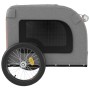 Pet Bicycle Trailer Iron Oxford Cloth Orange Gray by vidaXL, pet strollers - Ref: Foro24-93837, Price: 94,99 €, Discount: %