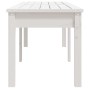 Garden bench 2-seater made of solid white pine wood 159.5x44x45 cm by vidaXL, garden benches - Ref: Foro24-824012, Price: 105...