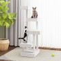 Solid white pine wood cat tree 45.5x49x103 cm by vidaXL, Cat furniture - Ref: Foro24-824649, Price: 64,24 €, Discount: %