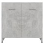 Armario de baño madera contrachapada gris hormigón 60x33x61 cm de vidaXL, Muebles de baño - Ref: Foro24-802574, Precio: 57,63...