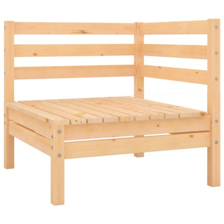 Ecksofa für den Garten aus massivem Kiefernholz von vidaXL, Gartensets - Ref: Foro24-806567, Preis: 70,99 €, Rabatt: %