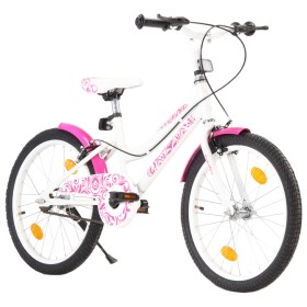 20 inch pink and white child's bicycle by vidaXL, bikes - Ref: Foro24-92186, Price: 254,99 €, Discount: %