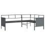 Steel and anthracite gray textilene garden corner sofa by vidaXL, Garden sets - Ref: Foro24-362811, Price: 227,99 €, Discount: %