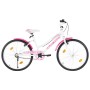 24 inch pink and white child's bicycle by vidaXL, bikes - Ref: Foro24-92187, Price: 272,30 €, Discount: %