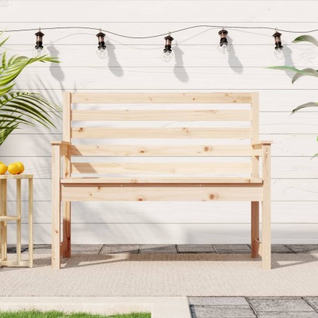 Garden bench solid pine wood 109x48x91.5 cm by vidaXL, garden benches - Ref: Foro24-824060, Price: 80,99 €, Discount: %