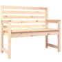 Banco de jardín madera maciza de pino 109x48x91,5 cm de vidaXL, Bancos de jardín - Ref: Foro24-824060, Precio: 80,99 €, Descu...