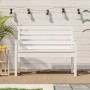 Gartenbank aus massivem weißem Kiefernholz 109x48x91,5 cm von vidaXL, Gartenbänke - Ref: Foro24-824061, Preis: 107,99 €, Raba...