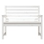 Garden bench solid white pine wood 109x48x91.5 cm by vidaXL, garden benches - Ref: Foro24-824061, Price: 108,13 €, Discount: %