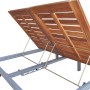 Sun lounger for 2 people with solid acacia wood and steel cushion. by vidaXL, Loungers - Ref: Foro24-3061564, Price: 401,60 €...