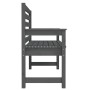 Garden bench solid gray pine wood 109x48x91.5 cm by vidaXL, garden benches - Ref: Foro24-824062, Price: 97,59 €, Discount: %